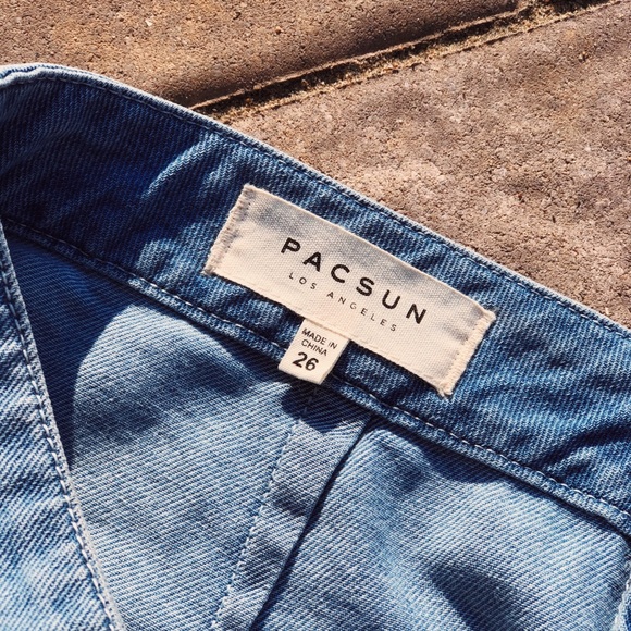 PacSun Ruffle Denim Skirt - Picture 5 of 5